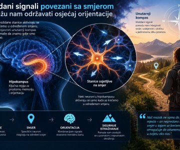 Moždani signali povezani sa smjerom pomažu nam održavati osjećaj orijentacije